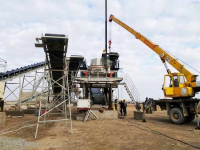 Crushing equipment in a stone plant