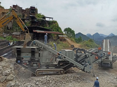 Mining crushing plant, moving stone crusher, ore mill
